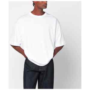 Dries Van Noten Oversized white cotton T-shirt
