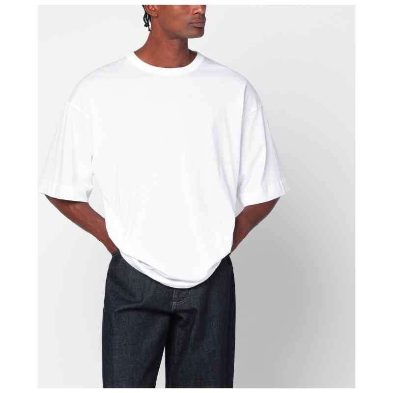 Dries Van Noten Oversized white cotton T-shirt, theFeinheit