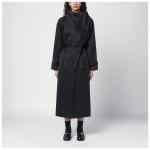 the garment Black cotton-blend Kelly trench coat