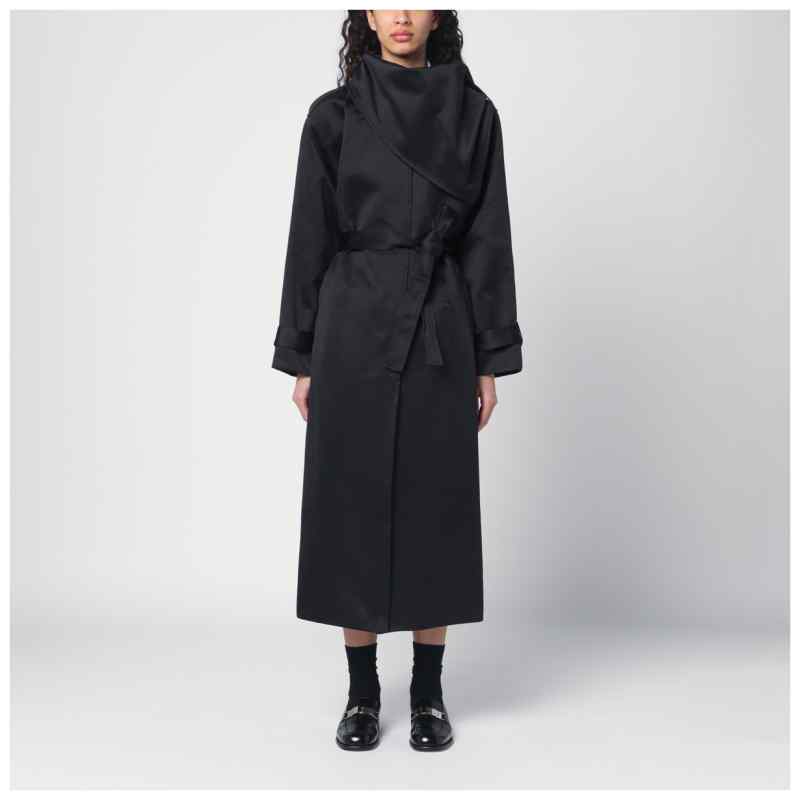 the garment Black cotton-blend Kelly trench coat, theFeinheit