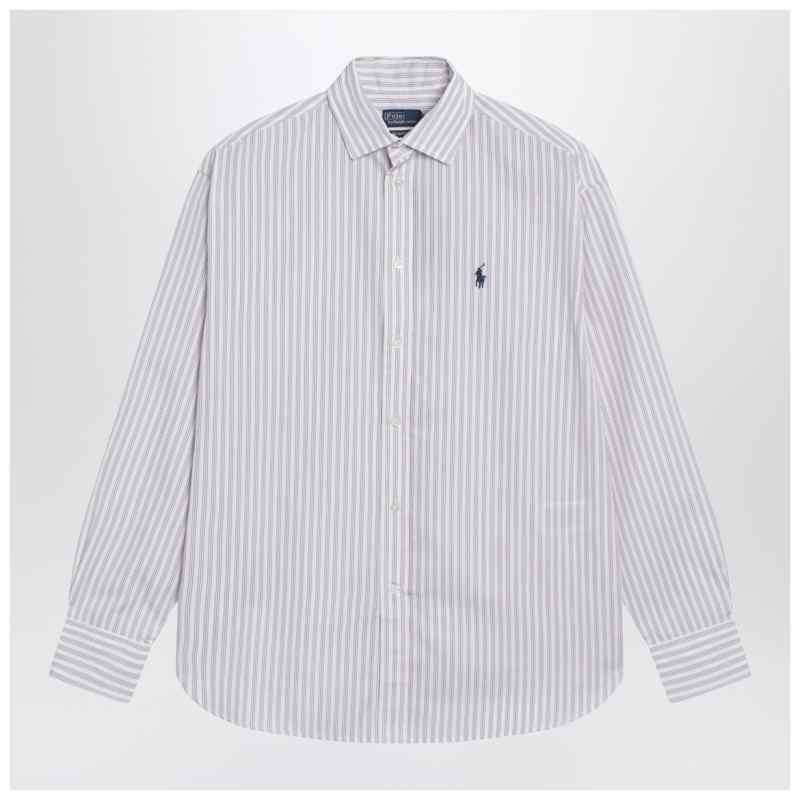 Polo Ralph Lauren White striped Relaxed-Fit shirt, theFeinheit