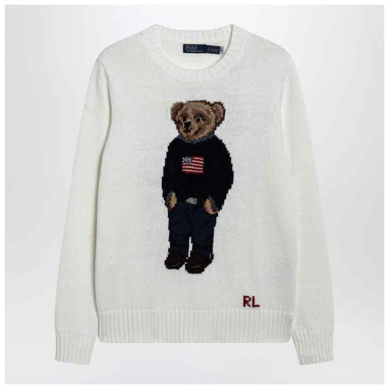 Polo Ralph Lauren White Polo Bear sweater Polo Ralph Lauren White Polo Bear sweater, theFeinheit