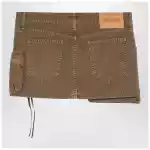 The Attico Fay khaki cargo miniskirt