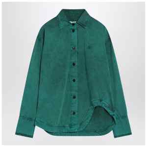 The Attico Green cotton shirt