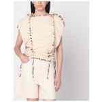 ISABEL MARANT Top Zohra écru in cotton