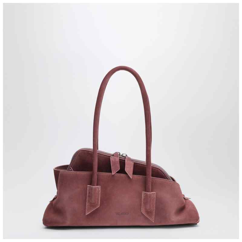The Attico Pink suede La Passeggiata small bag, theFeinheit