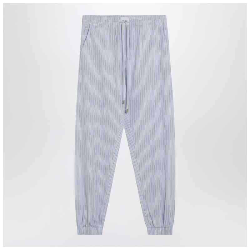 The Attico Light blue/white striped trousers, theFeinheit