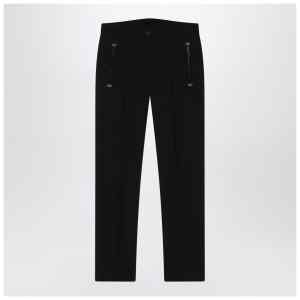Moncler Grenoble Black slim trousers in GORE-TEX