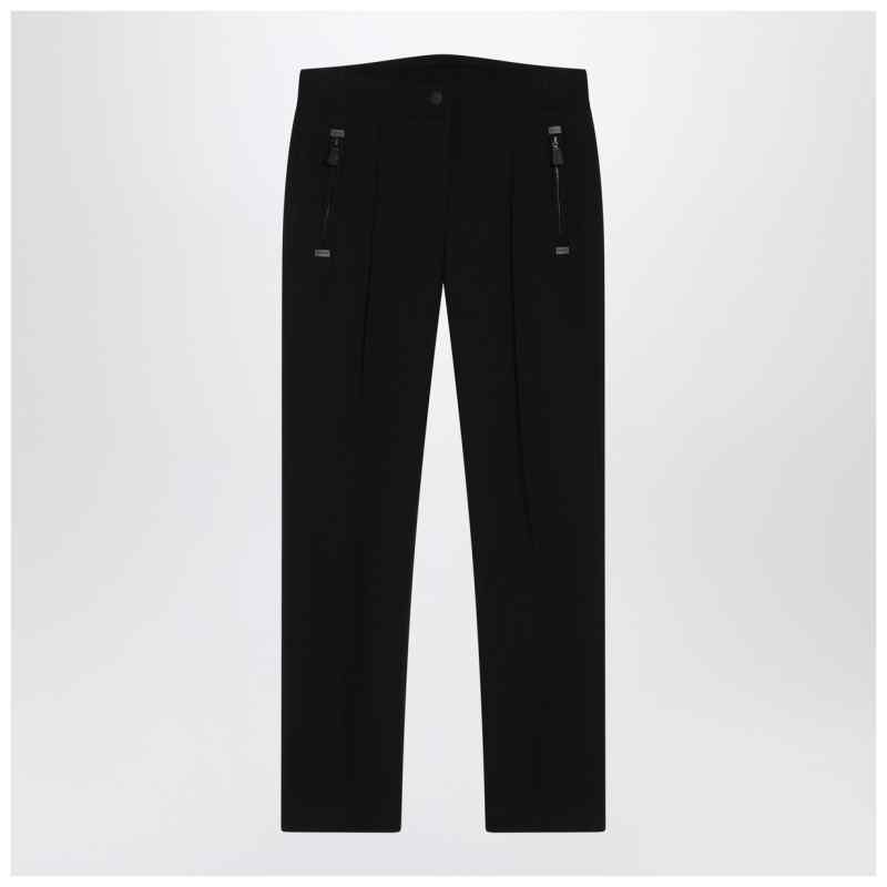 Moncler Grenoble Black slim trousers in GORE-TEX, theFeinheit