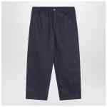 Moncler Genius Blue trousers in cotton gabardine