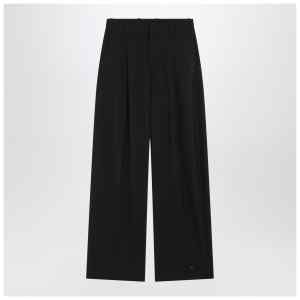 Moncler X Edward Enninful Black wool-blend trousers