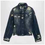 Marc Jacobs Washed denim jacket with worn details