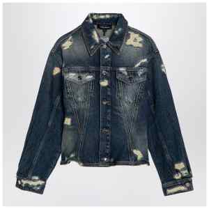 Marc Jacobs Washed denim jacket with worn details