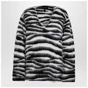 Marc Jacobs Zebra-patterned jumper in wool blend