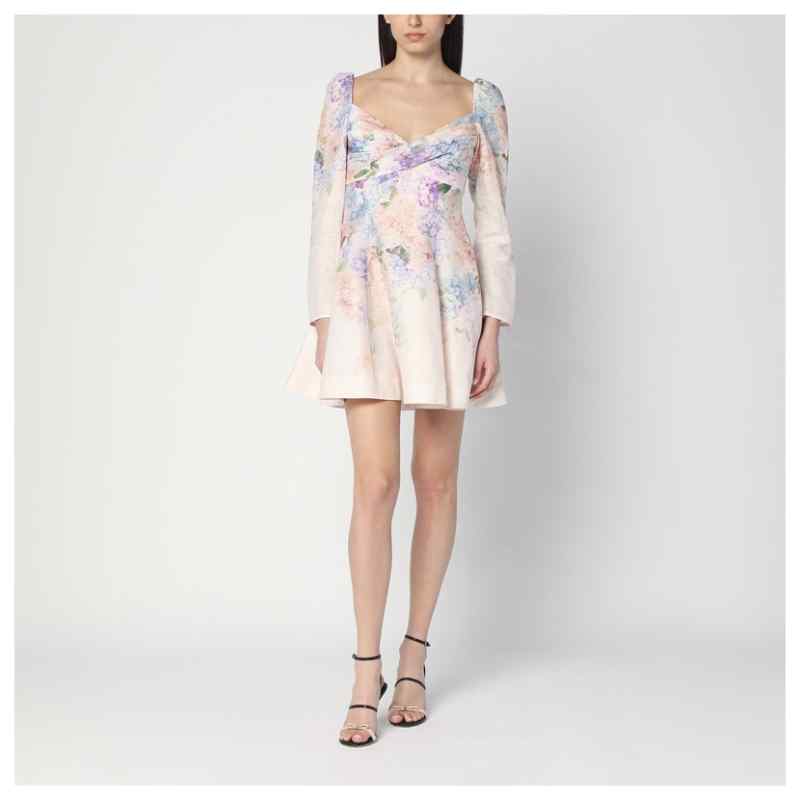 ZIMMERMANN Dawning mini dress with floral print, theFeinheit