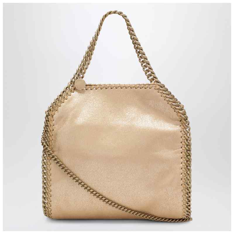 Stella McCartney Falabella Mini Tote Bag in Light Gold, theFeinheit