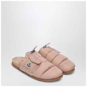Moncler Pink nylon mule Mon Pocket