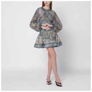 ZIMMERMANN Wanderlust tapestry-print mini dress