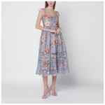 ZIMMERMANN Floral-print linen midi dress