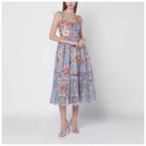 ZIMMERMANN Floral-print linen midi dress