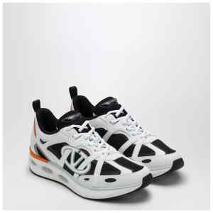 Valentino Garavani Vlogo Easyjog white/black/orange sneakers