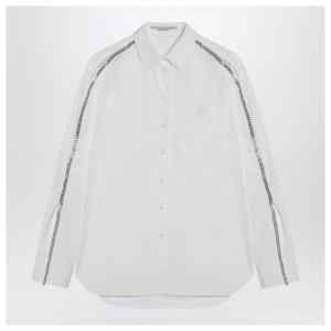 Stella McCartney White Falabella shirt with chains