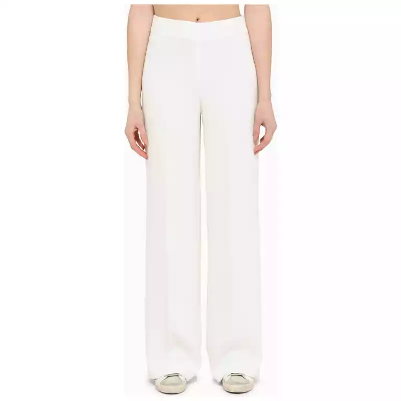Stella McCartney Wide cream trousers