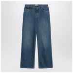 The Row Eglitta wide faded blue jeans