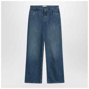 The Row Eglitta wide faded blue jeans