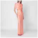 Stella McCartney Pink shiny satin maxi dress