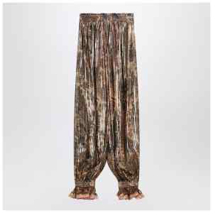 Valentino Pleated silk-blend trousers