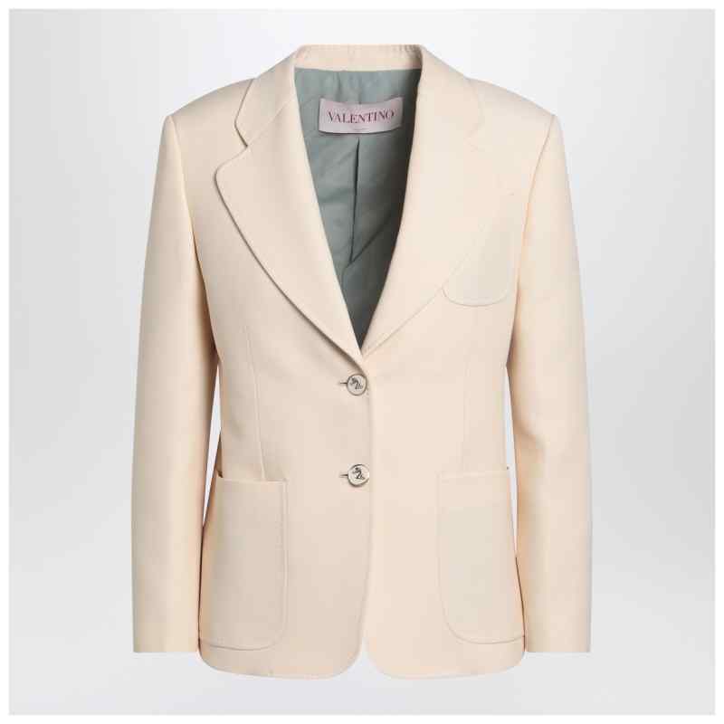 Valentino Wool and silk single-breasted jacket, theFeinheit