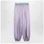 Valentino Wide lilac silk pants
