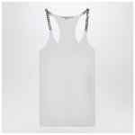 Stella McCartney White tank top with chain straps
