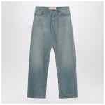 Valentino Light blue jeans with washed effect