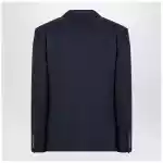Valentino Blue single-breasted wool jacket