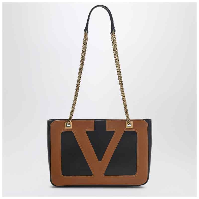 Valentino Garavani Viva Superstar black/brown small bag, theFeinheit