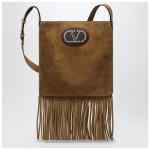 Valentino Garavani Beige suede Nellcôte bag