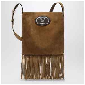 Valentino Garavani Beige suede Nellcôte bag