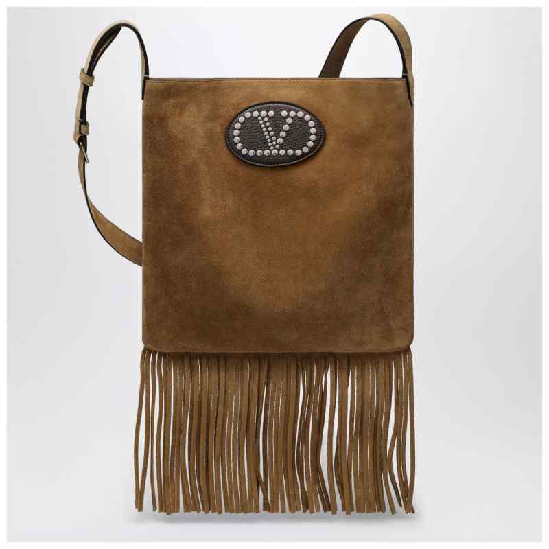 Valentino Garavani Beige suede Nellc&ocirc;te bag, theFeinheit