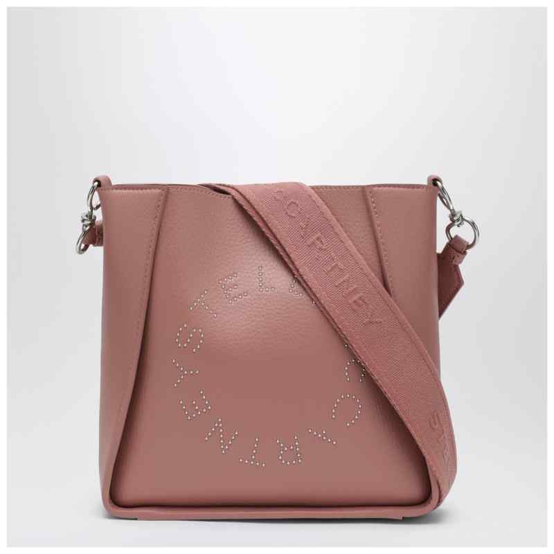 Stella McCartney Square pink crossbody bag with logo Stella McCartney Square pink crossbody bag with logo, theFeinheit