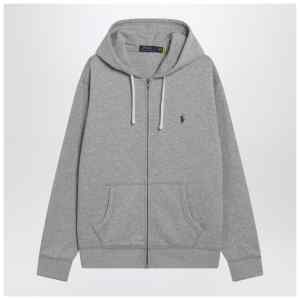 Polo Ralph Lauren Gray cotton fleece zip sweatshirt