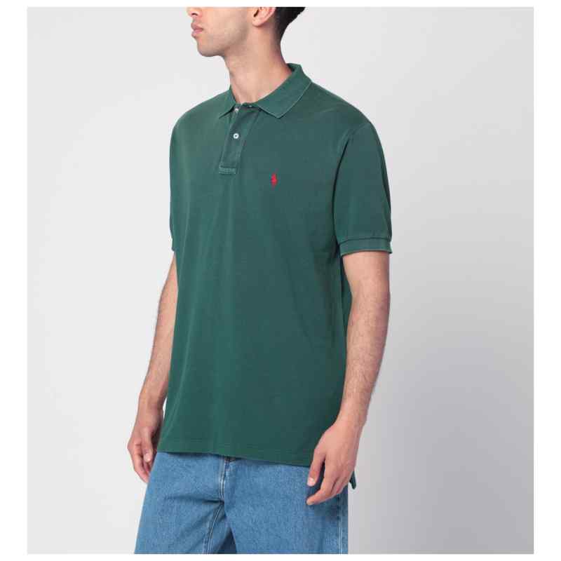 Polo Ralph Lauren Washed forest green cotton polo, theFeinheit