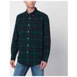 Polo Ralph Lauren Blue navy/green check pattern shirt Custom-Fit