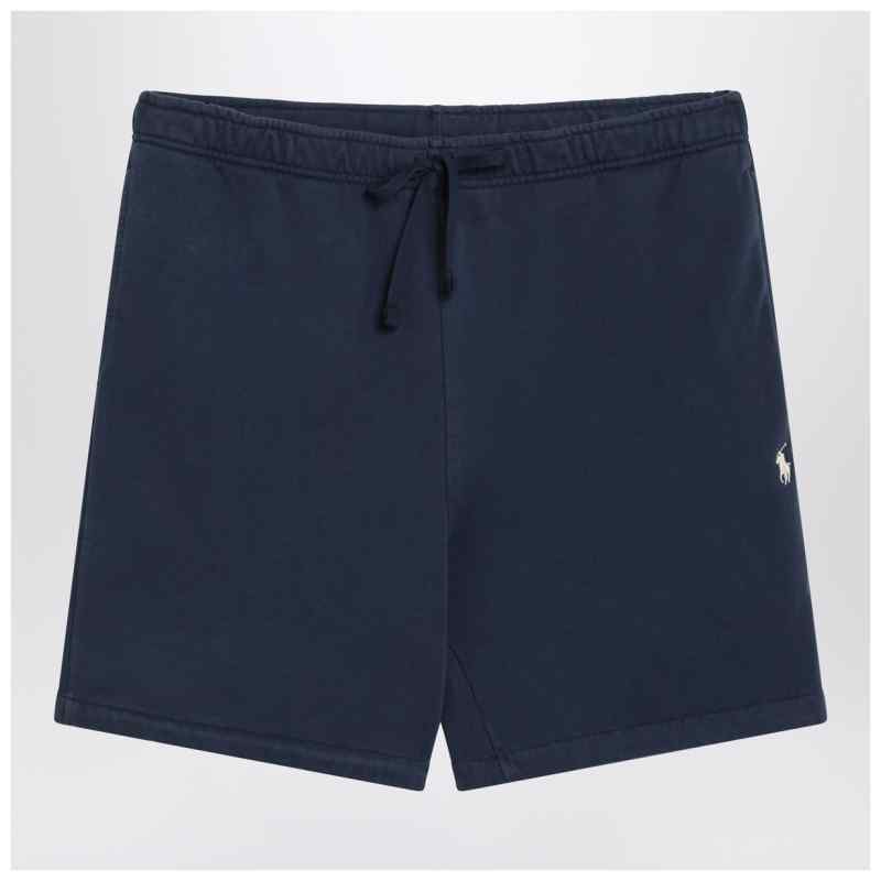 Polo Ralph Lauren Navy blue Bermuda shorts in cotton, theFeinheit