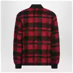 Polo Ralph Lauren Red and black quilted check bomber