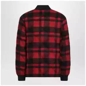 Polo Ralph Lauren Red and black quilted check bomber