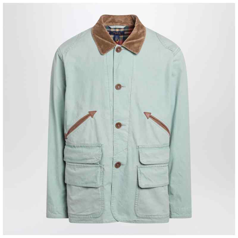 Polo Ralph Lauren Aqua green cotton canvas jacket, theFeinheit