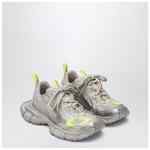 Balenciaga 3XL taupe/neon yellow sneakers in mesh and polyurethane