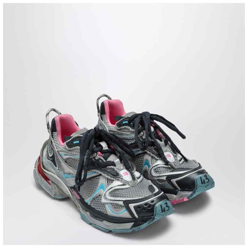 Balenciaga Runner 2.0 grey/blue/pink sneaker Balenciaga Runner 2.0 grey/blue/pink sneaker, theFeinheit